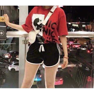 Quần đùi thể thao 3 sọc nữ