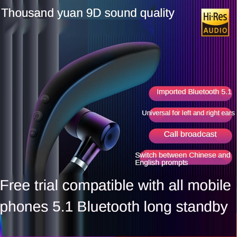 Tai nghe một bên tai Bluetooth cho điện thoại Ios Android