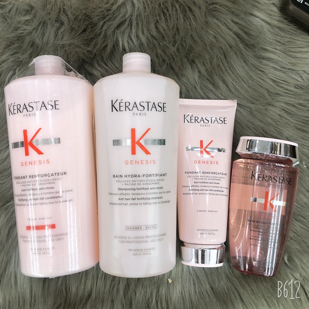 Bộ gội xả giúp chăm sóc và giảm rụng tóc KERASTASE Genesis LOREAL ( hàng chính hãng )