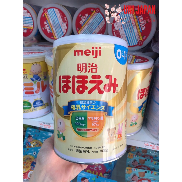 Sữa Bột Meiji nhập khẩu số 0 800g date 12/2024