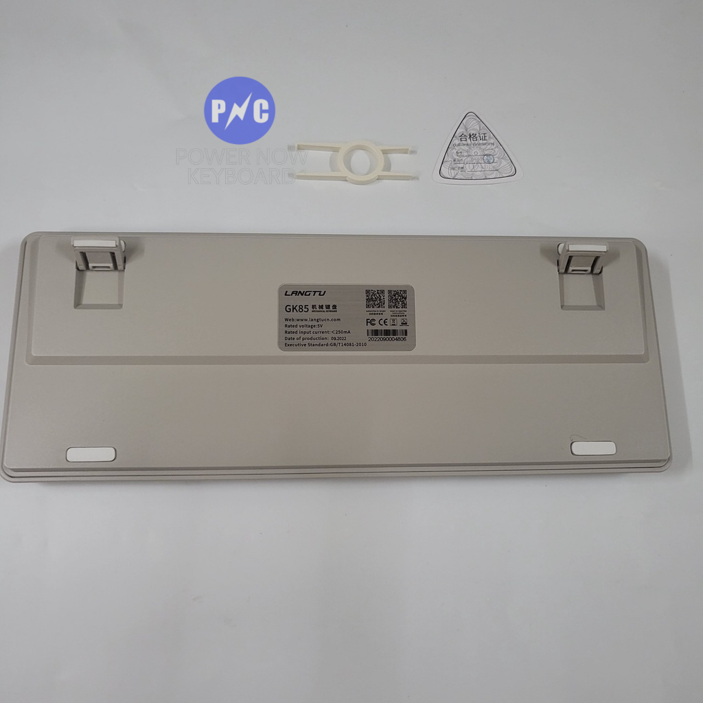 Bàn Phím Cơ Langtu GK85, 85 Phím, HOTSWAP, Led Rain Bow, Custom Golden Switch. 3 Chế độ/ Type C