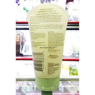 Sữa rửa mặt Aveeno Positively Radiant 140g