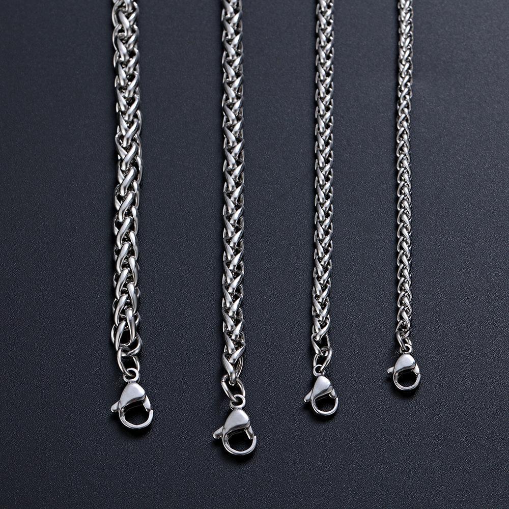 Dây Chuyền Lúa Mì 3 / 4 / 5 / 6MM|Vòng Cổ Choker Màu Sắc Cá Tính Hợp Thời Trang
