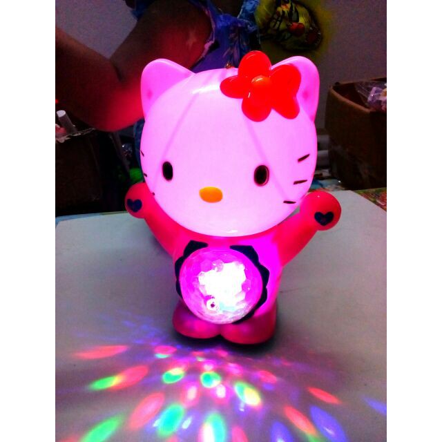 Đèn kitty Hồng gắn pin _ Đèn Trung Thu cho bé