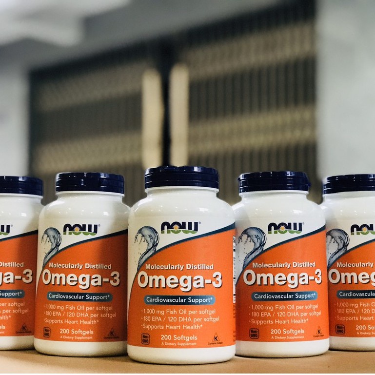 Omega 3 | Dầu Cá Now Omega 3  - Vitamin Bổ Mắt Sáng Mắt - Chính Hãng Nhập Mỹ The Shape