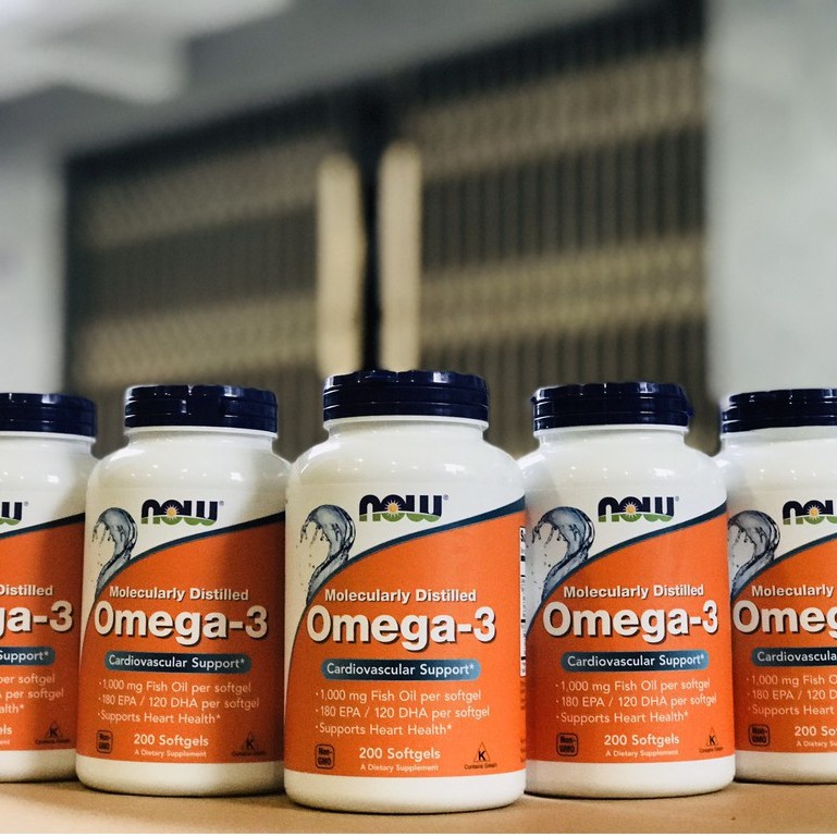 Omega 3 | Dầu Cá Now Omega 3 [100-200-500 Viên] - Vitamin Bổ Mắt Sáng Mắt - Chính Hãng Nhập Mỹ The Shape