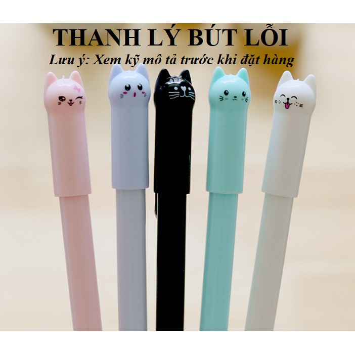 [1.200đ/C] Set 5 Bút Hình Mèo (Hàng Lỗi)