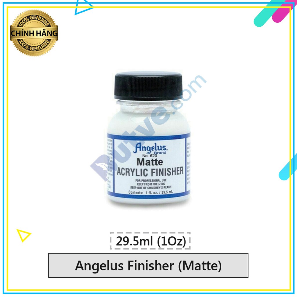 Dung dịch tạo lớp phủ bảo vệ màu Angelus Finisher Matte (Mờ) – 29.5ml (1Oz)