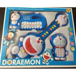 10 BỘ ĐÀN 3 MÓN  DOREMON CHO BÉ