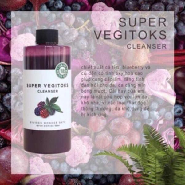 [Chính Hàng Hàn Quốc] Sửa Rửa Mặt Rau Củ Thải Độc Da Super Vegitoks Cleanser 300ml | BigBuy360 - bigbuy360.vn