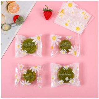 100 bộ khay túi trung thu hoa cúc 50g - 100g