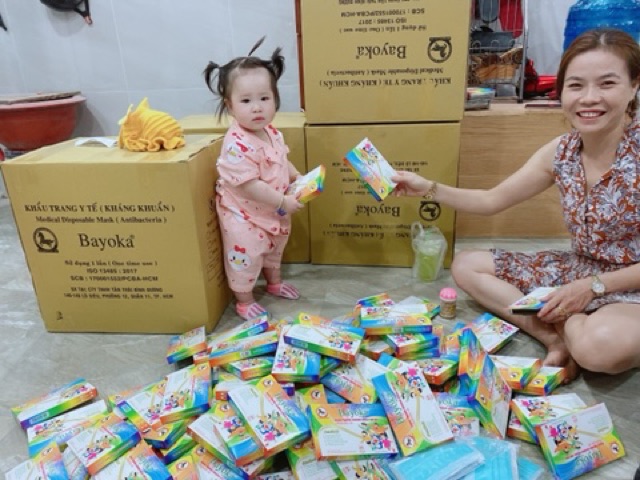 Khẩu trang trẻ em hộp 10 cái | BigBuy360 - bigbuy360.vn