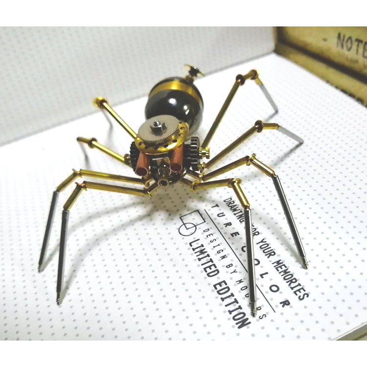 Mô Hình Lắp ghép 3d Kim Loại STEAMPUNK con nhện
