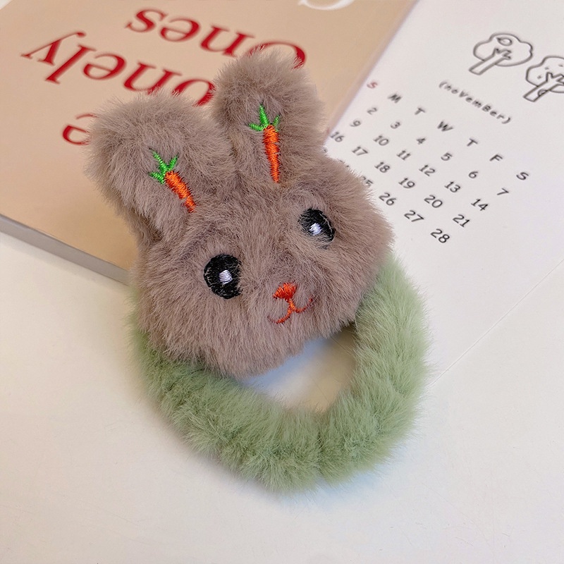 Dây Cột Tóc Hình Thỏ Xinh Xắn Phong Cách Hàn Quốc Cho Nữ