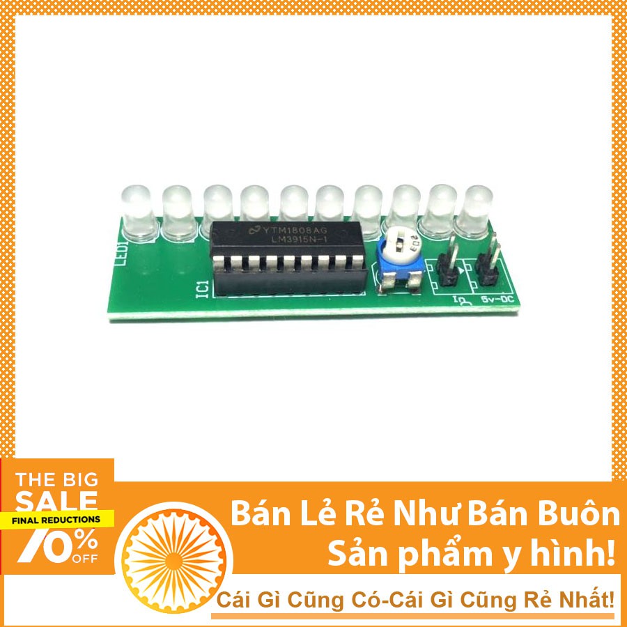 Mạch Nháy Theo Nhạc Lm3915_V1