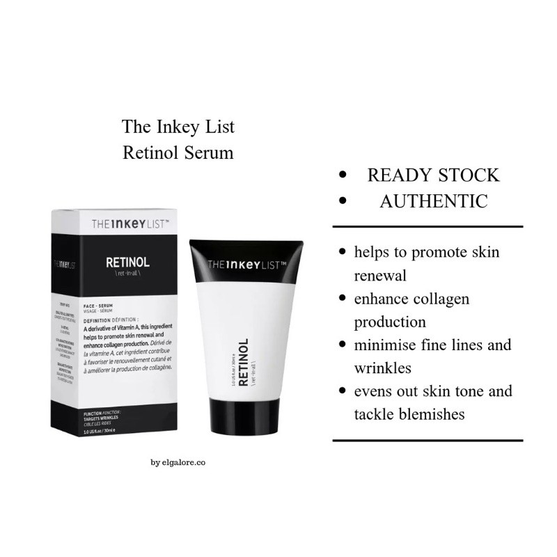 Kem dưỡng The Inkey List Retinol