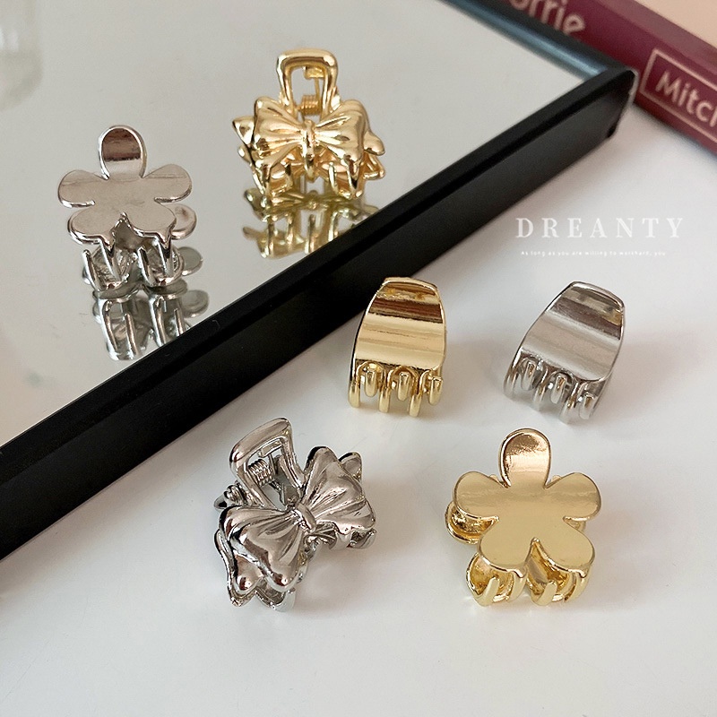 Hàn Quốc đơn giản và nhỏ nơ kẹp tóc kẹp tóc cô gái kẹp bên thời trang phụ kiện tóc phù hợp kẹp tóc hàn quốc