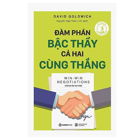 Sách - Đàm Phán Bậc Thầy Cả Hai Cùng Thắng