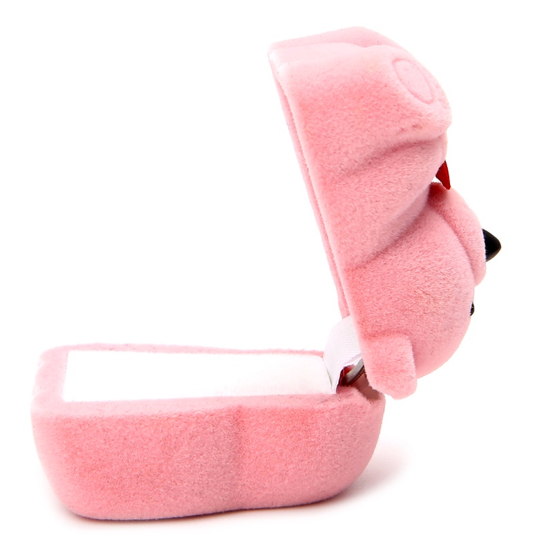 Hộp Vải Đựng Trang Sức Hình Gấu Dễ Thương Thời Trang