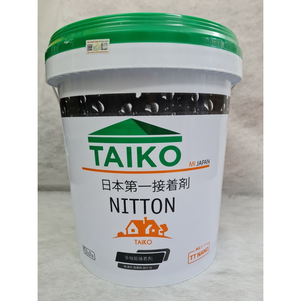 Keo Quét Taiko Japan chống thấm vết nứt mái nhà, sàn nhà vệ sinh, máng xối, mái tôn, sàn nhà triệt chính hãng Nhật Bản