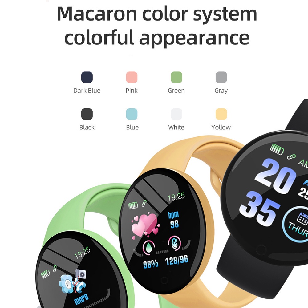 Đồng Hồ Thông Minh D13 / D18S / D20S Chống Thấm Nước Hỗ Trợ Theo Dõi Sức Khỏe Android