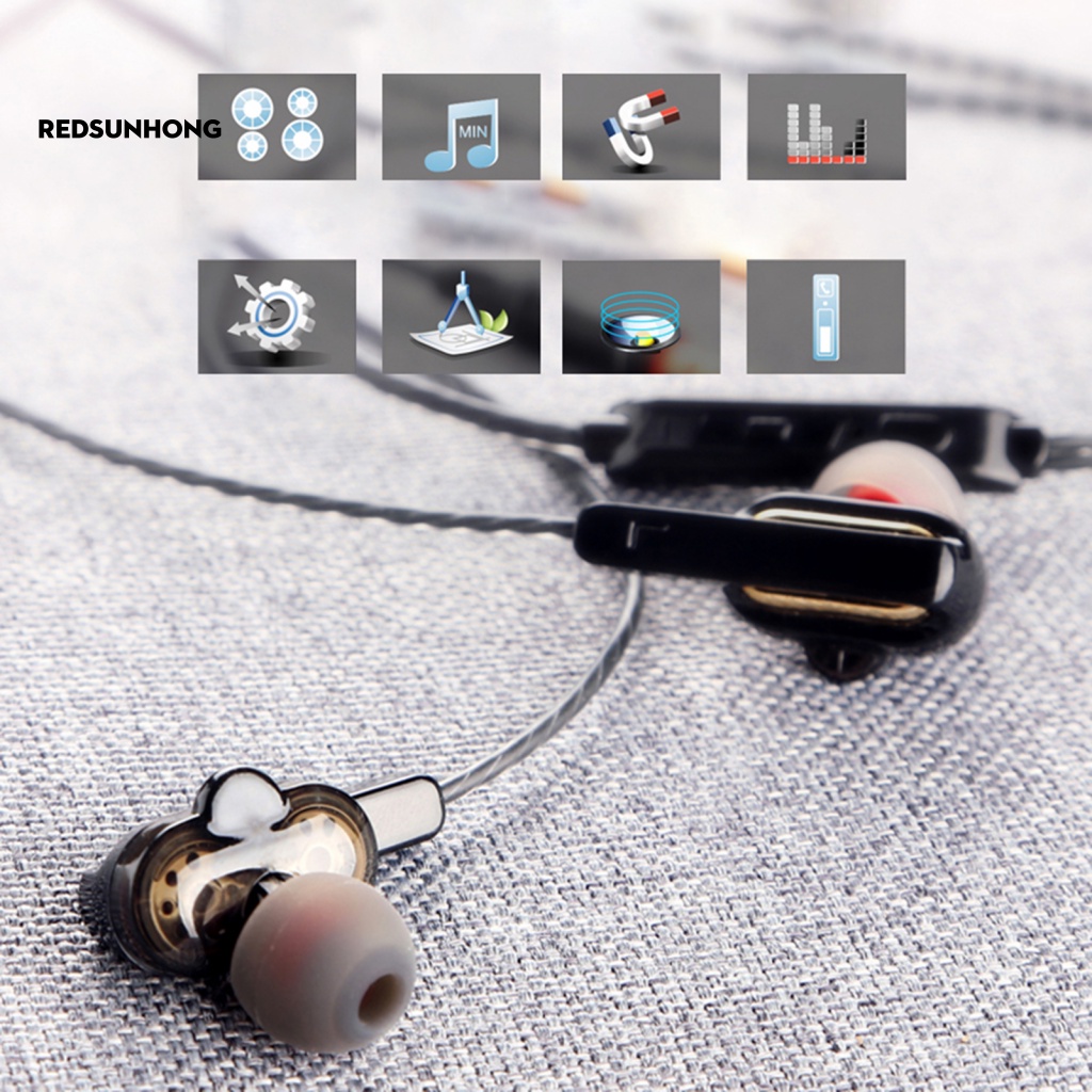 Tai Nghe Nhét Tai RSH.z X3 Jack 3.5mm Âm Thanh HiFi Phong Cách Thể Thao