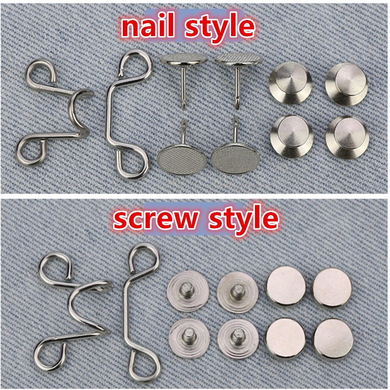 Nút Kim Loại Hình Hoa Cúc Điều Chỉnh Được Trang Trí Quần Jean