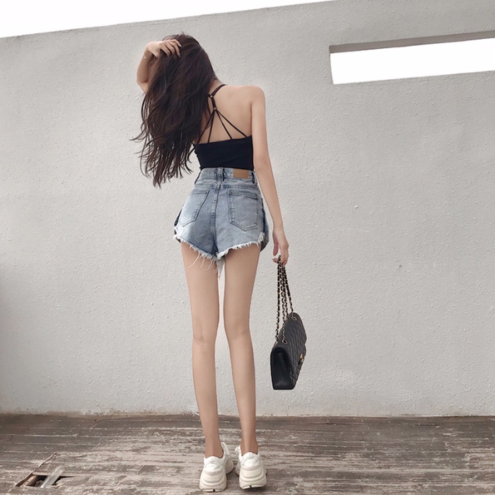  Quần Ngắn Vải Jeans Lưng Cao Thời Trang Hàn Quốc Cho Nữ | WebRaoVat - webraovat.net.vn