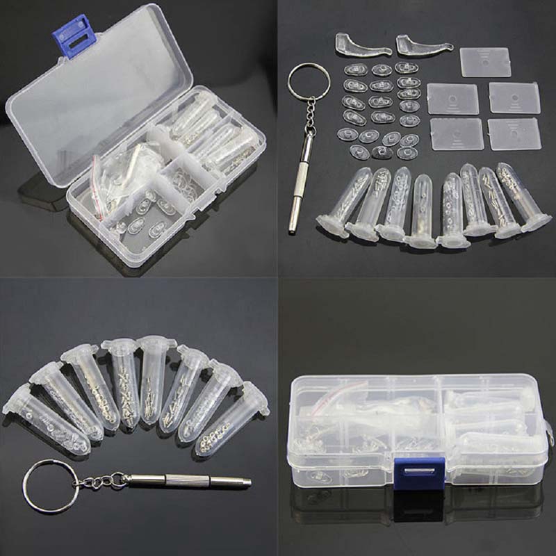 Bộ dụng cụ tuốc nơ vít chuyên dùng để sửa chữa miếng đệm mũi/đệm tai mắt kính bằng silicone