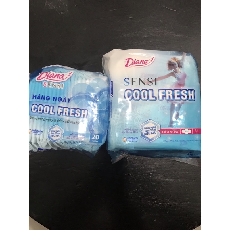 Combo 2 gói BVSMát Lạnh Diana Sensi Cool Fres