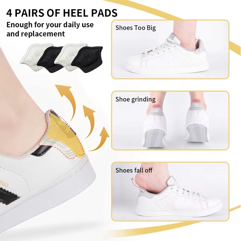 Miếng Dán Gót Giày Thể Thao Chống Rơi Chống Trượt Và Chống Rách Có Miếng Dán Sau Lưng