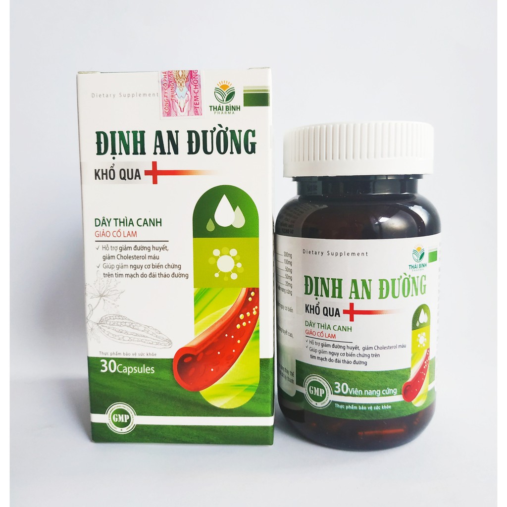 Định An Đường - Giúp Hạ Nhanh Đường Huyết - Giảm Biến Chứng Bệnh Tiểu Đường Type 1 Và Type 2, Giảm Cholesterol Trong Máu