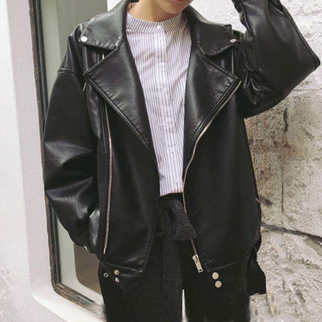Áo khoác da 2 lớp style Hàn Quốc | Leather Jacket