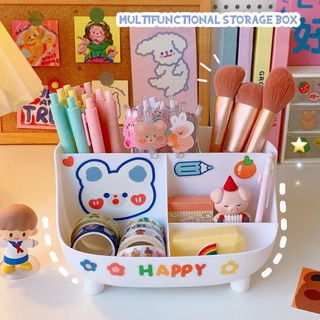 Hộp lưu trữ đa chức năng sáng tạo in phim hoạt hình hộp lưu trữ để bàn hộp đựng bút