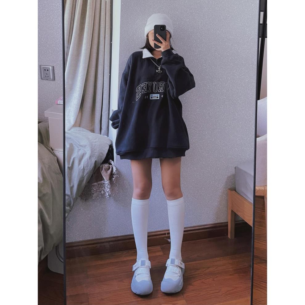 Áo sweater nữ form rộng Unisex FOR siêu xinh PT10 phong cách Hàn Quốc, Áo hoodie nỉ không mũ oversize streetwear | BigBuy360 - bigbuy360.vn