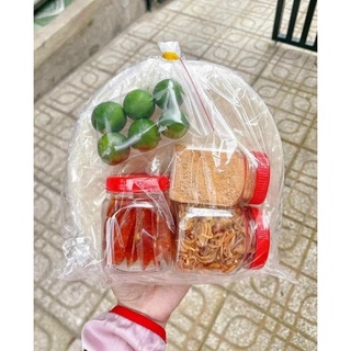 500g bánh +hủ muối +hủ sate +hủ hành phi