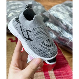 Giày lười cho bé trai bé gái cổ chun đế bệt