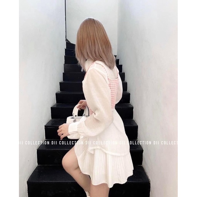 Set ghile kẻ cv xếp (3 món)