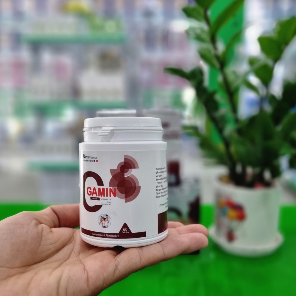 Viên uống GAMIN - bổ sung canxi tảo biển đỏ Lithothamnium Algae  Hộp 60 viên