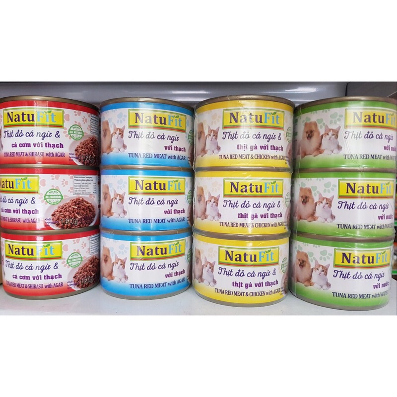 Pate Natufit 160g cho mèo- Thức ăn ướt cho mèo