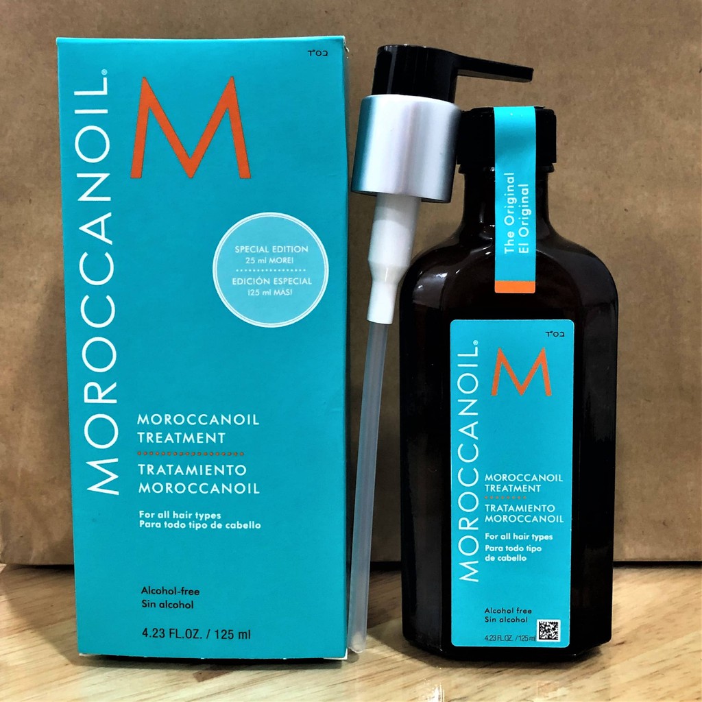 Chính hãng  Tinh dầu dưỡng phục hồi tóc hư tổn khô xơ Moroccanoil Treatment Oil 125ml