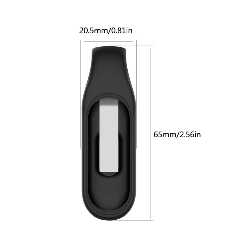 Kẹp Thép Thay Thế Cho Đồng Hồ Thông Minh Mi band 6/5