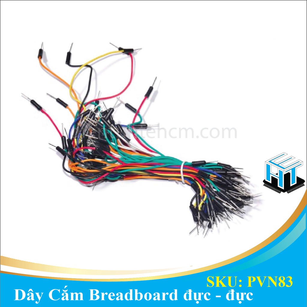 Dây Cắm Breadboard đực - đực nhiều kích cỡ 65 sợi