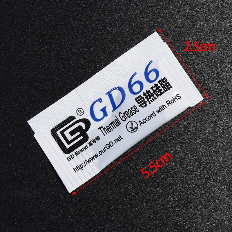 Set 10 tuýp kem tản nhiệt cao cấp bằng silicone GD66