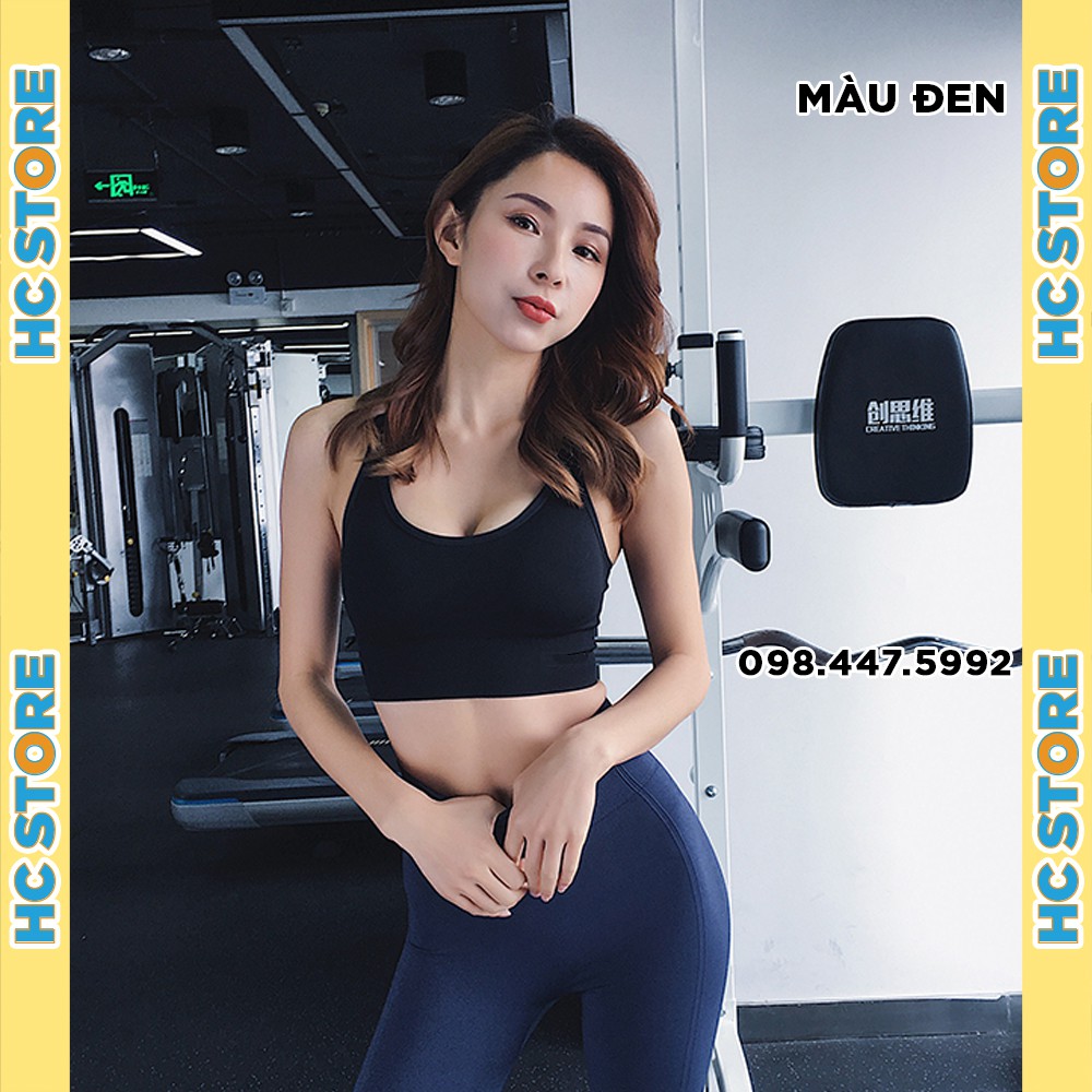 Áo Croptop Bra AL03 Lót Ngực Thể Thao Nữ Tập Gym, Yoga, Ôm Sát, Định Hình Phom Ngực