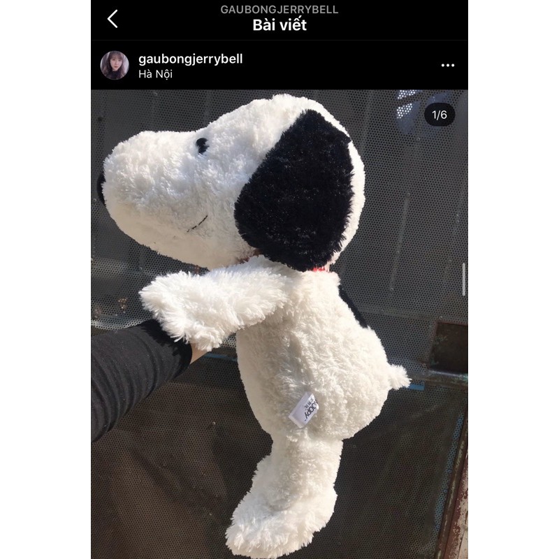 Chó Snoopy nhồi bông hàng Peanuts Nhật lông xù nhiều mẫu (2Hand)