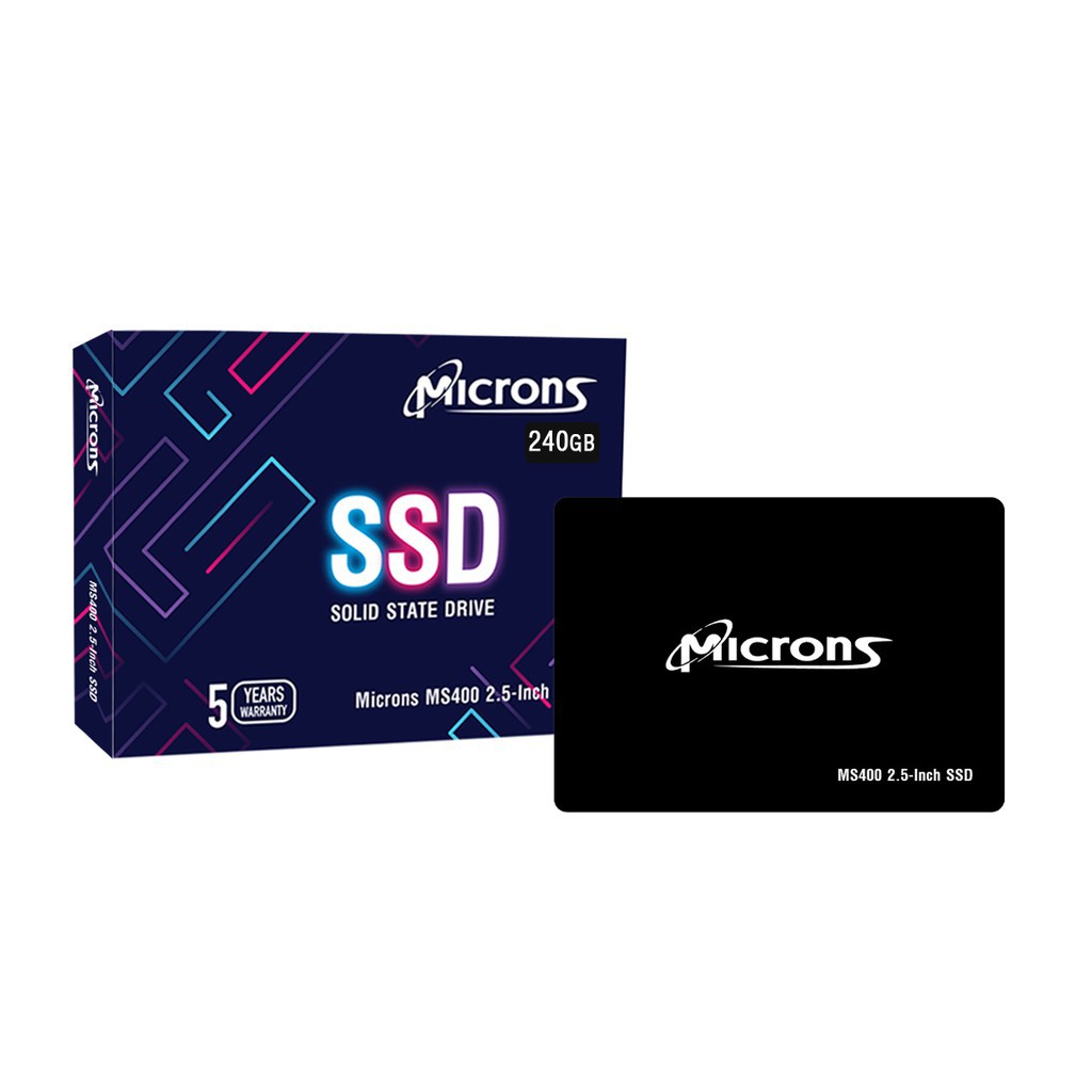 Ổ CỨNG SSD 240GB MICRONS MS400 SATA 3 - CHÍNH HÃNG - Bảo Hành 36 THÁNG