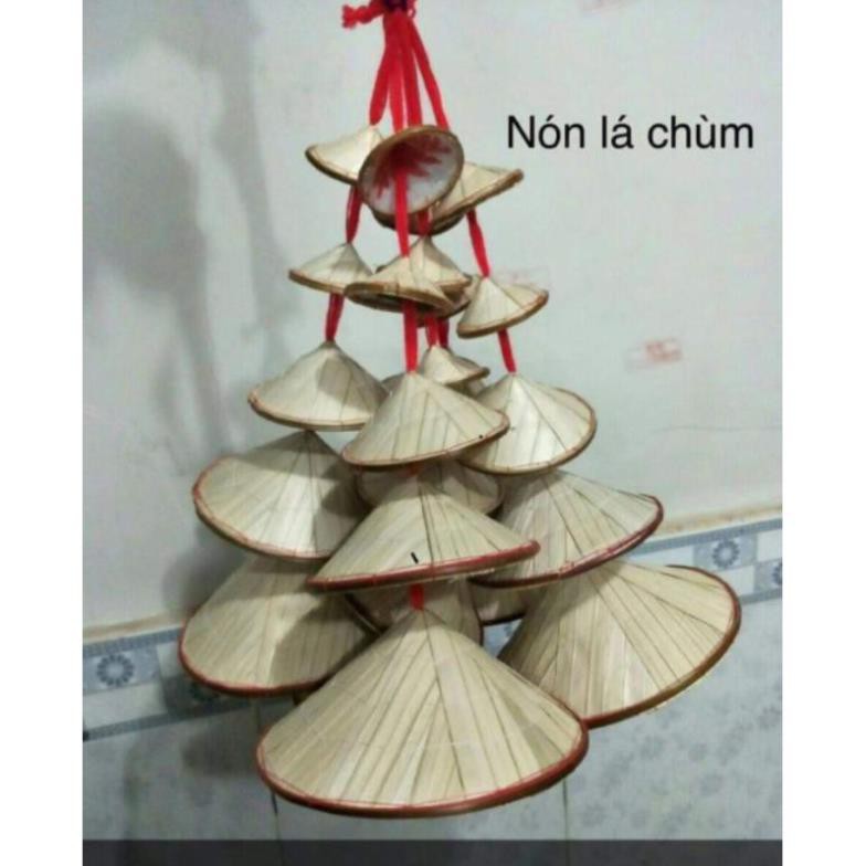 Xưởng SX- Dây nón lá trơn xâu thành dây chuông -Tre Việt