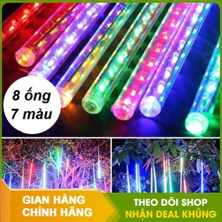 Bộ 8 ống đèn Led ống đuổi sao băng 50 cm 7 màu