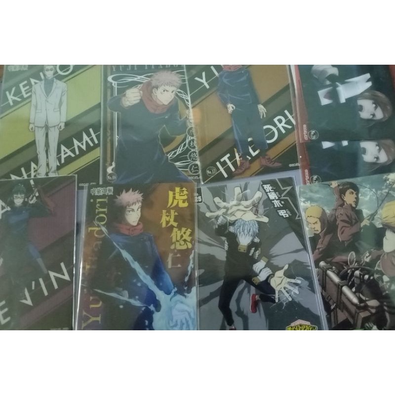 tổng hợp card nhân phẩm Jujutsu kaisen, my Hero Academia